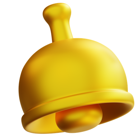 Campana dorada  3D Icon