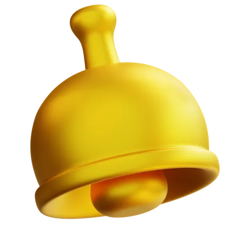 Campana dorada  3D Icon