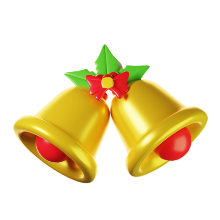 Campanas de navidad  3D Icon