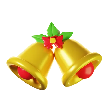 Campanas de navidad  3D Icon