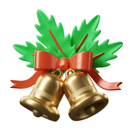 Campanas de navidad  3D Icon