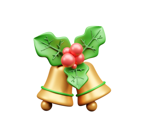 Campanas de navidad  3D Icon