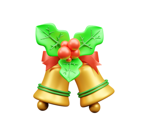 Campanas de navidad  3D Icon