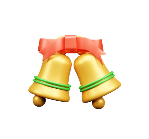 Campanas de navidad  3D Icon