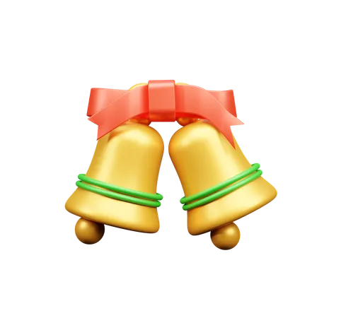 Campanas de navidad  3D Icon