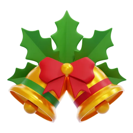 Campanas de navidad  3D Icon