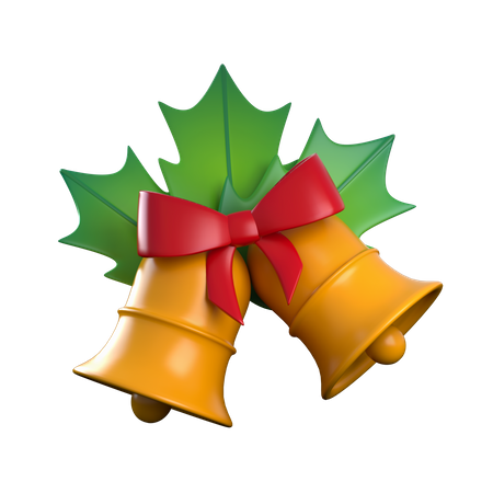 Campanas de navidad  3D Icon