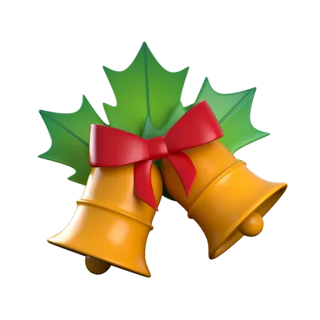 Campanas de navidad  3D Icon