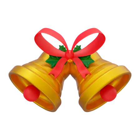 Campanas de navidad  3D Icon