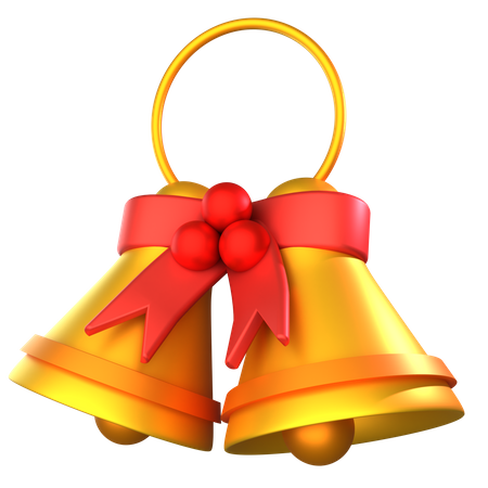 Campanas de navidad  3D Icon