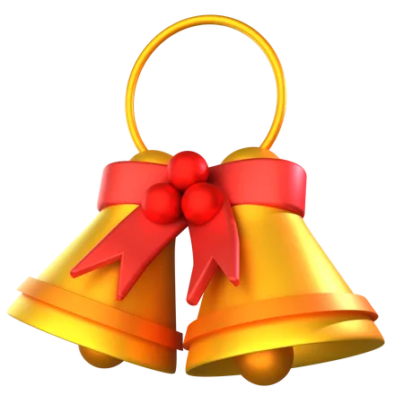 Campanas de navidad  3D Icon