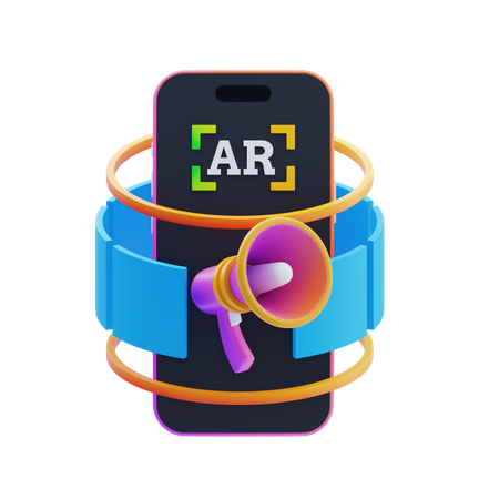 Campañas de Realidad Aumentada (RA)  3D Icon