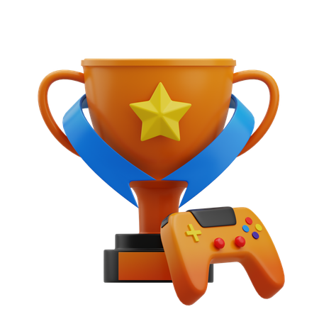 Campeão de jogos  3D Icon