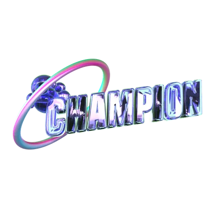 Campeón  3D Icon