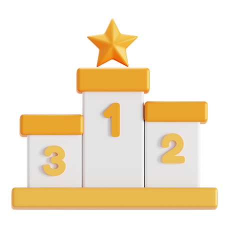 Campeón del podio  3D Icon