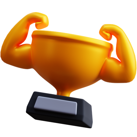 Campeón muscular  3D Icon