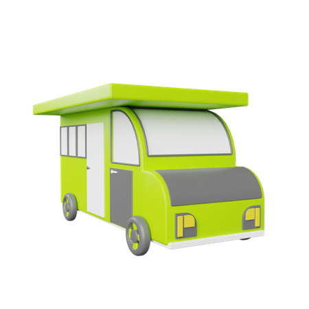 Camper Car  3D Icon