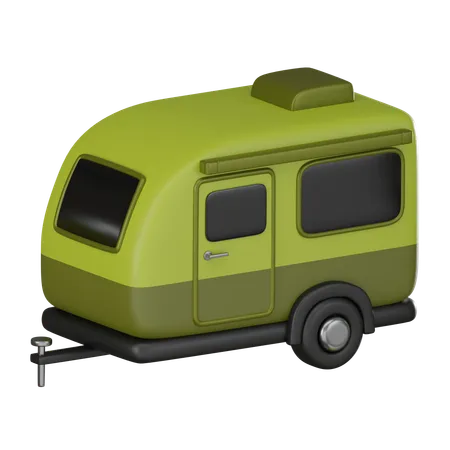 Camper Van  3D Icon