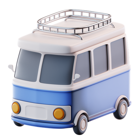 Camper Van  3D Icon