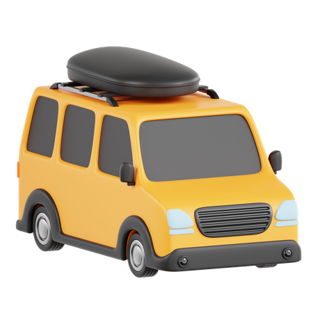 Camper Van  3D Icon