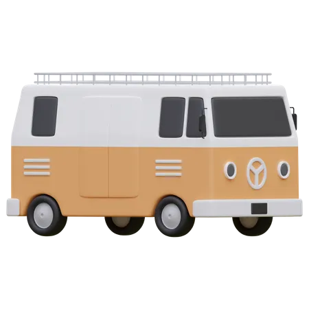 Camper Van  3D Icon