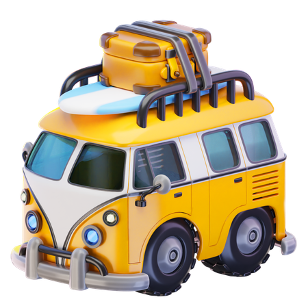 Camper Van  3D Icon