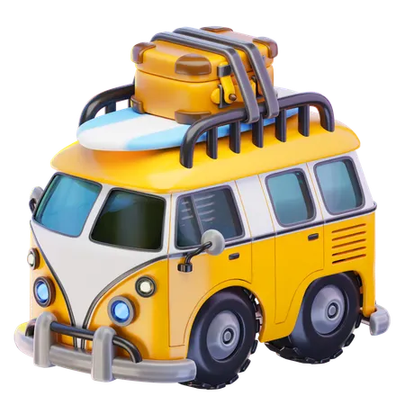Camper Van  3D Icon