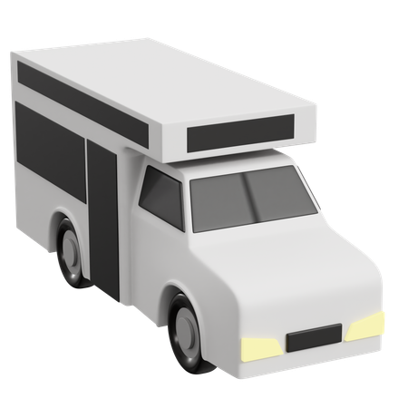 キャンピングカー  3D Icon