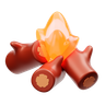 3d firewood emoji