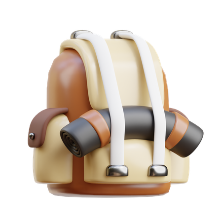 Campig Bag Pack  3D Icon