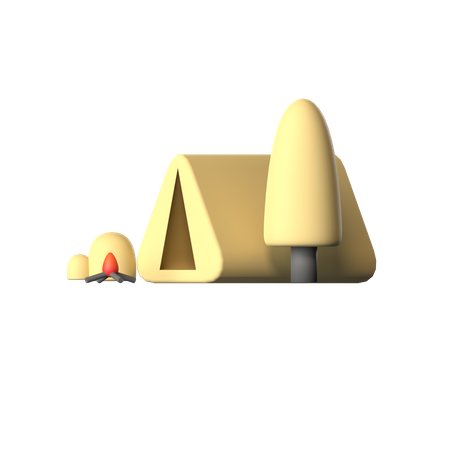 Camping  3D Icon