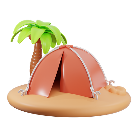 Camping  3D Icon