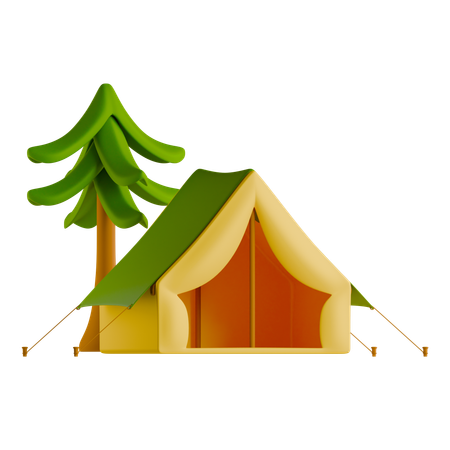 Camping  3D Icon