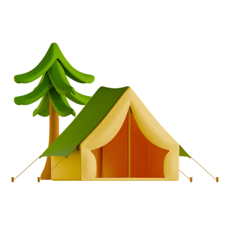 Camping  3D Icon