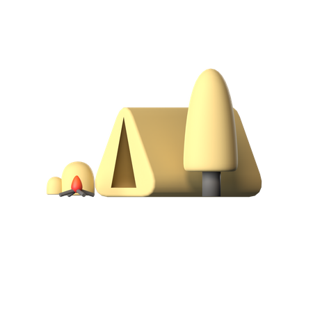 Camping 3D Icon