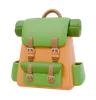 Camping backpack