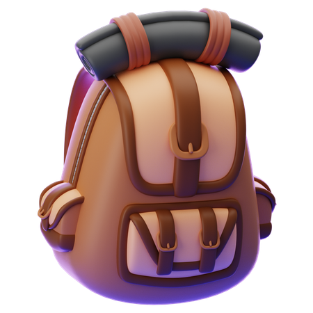 CAMPING BACKPACK  3D Icon