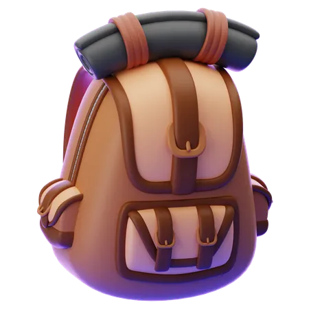 CAMPING BACKPACK  3D Icon