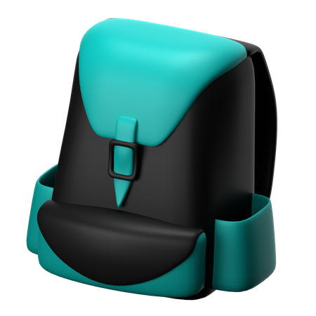 Camping Backpack  3D Icon