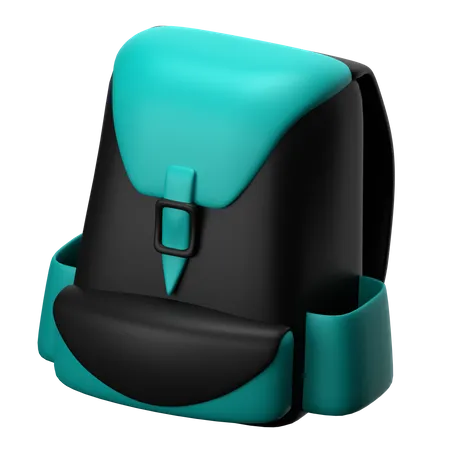 Camping Backpack  3D Icon