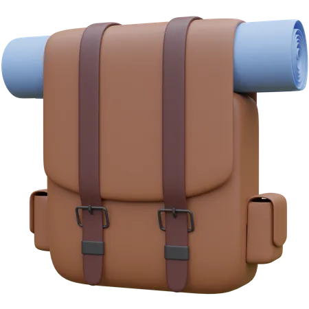 Camping Carryall 3 D Icon Illustration 3D Icon
