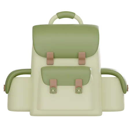 Camping Backpack 3 D Icon 3D Icon
