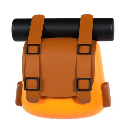 Camping Bag 3 D Illustration 3D Icon