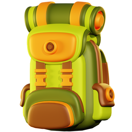 Camping Bag  3D Icon