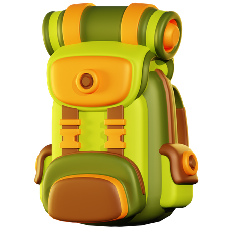 Camping Bag  3D Icon