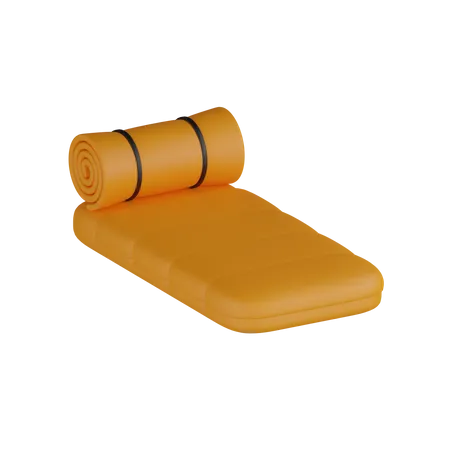 Camping Bed 3D Icon