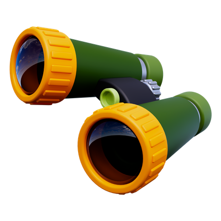 Camping Binoculars  3D Icon