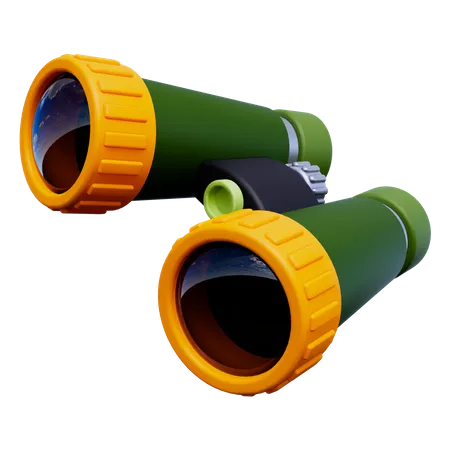 Camping Binoculars  3D Icon