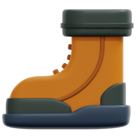 Camping Boot  3D Icon