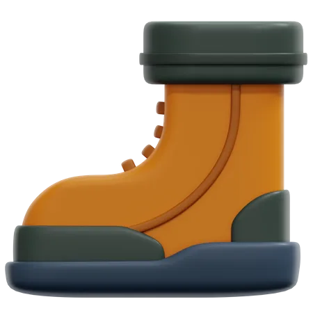 Camping Boot  3D Icon